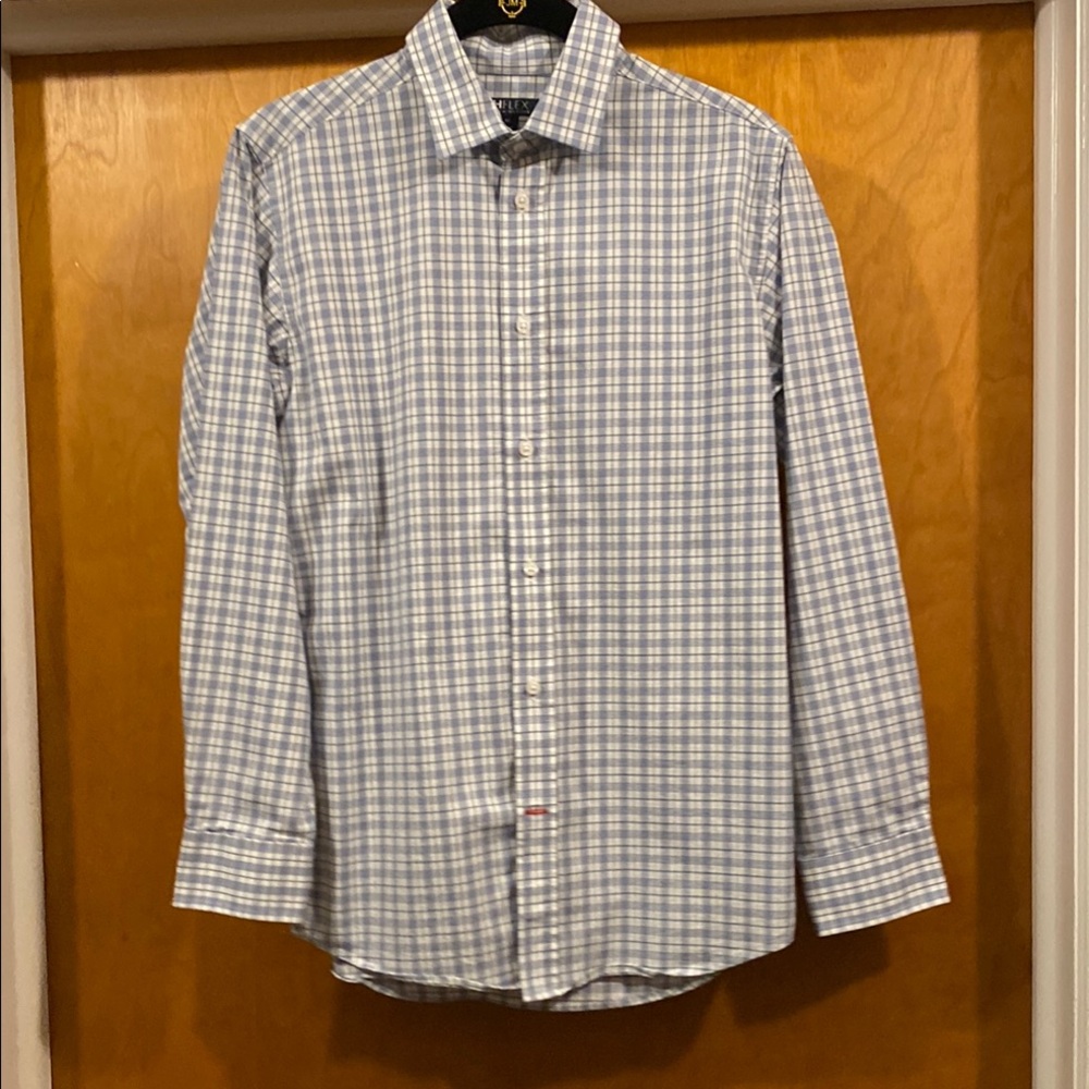 Men's Blue Checkered Shirt